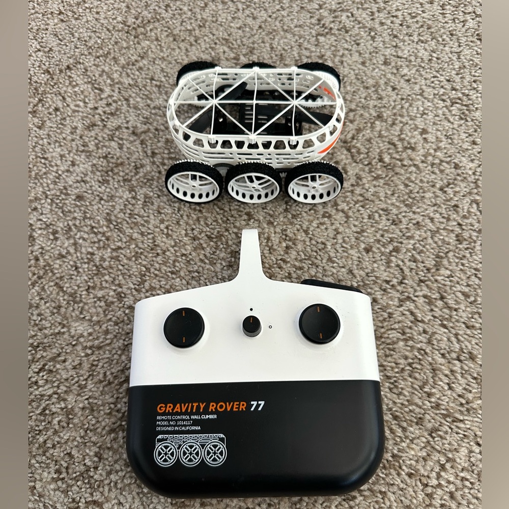 Sharper Image Remote Control Gravity Rover Wall-Ceiling Climber (Miss Charger)